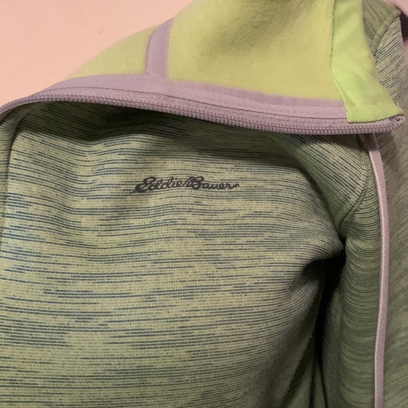 Eddie Bauer ladies L fleece lined zip up hoodie - Picture 2 of 6